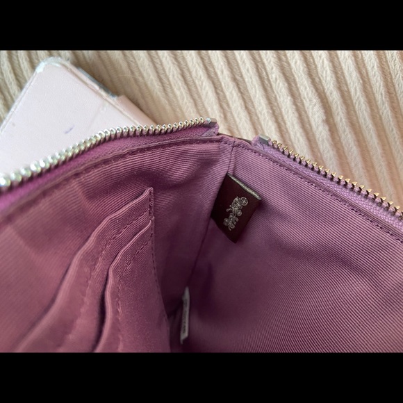 Coach metallic wristlet - like new - Picture 2 of 5